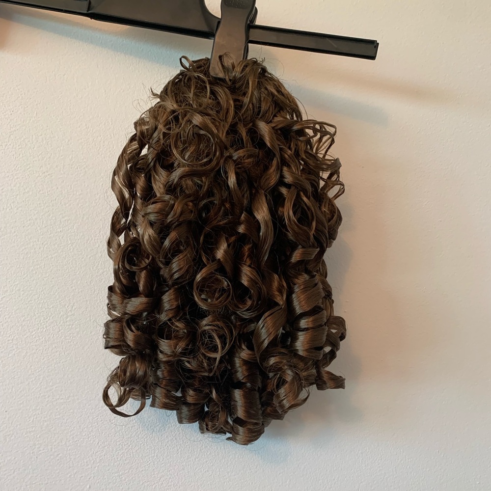 Sepia Curly Pony Tail - Brown